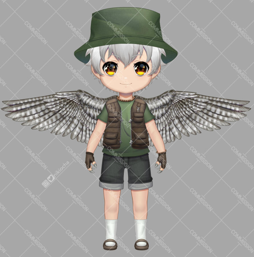 Vtuber_Model - callmechecks (twitter)